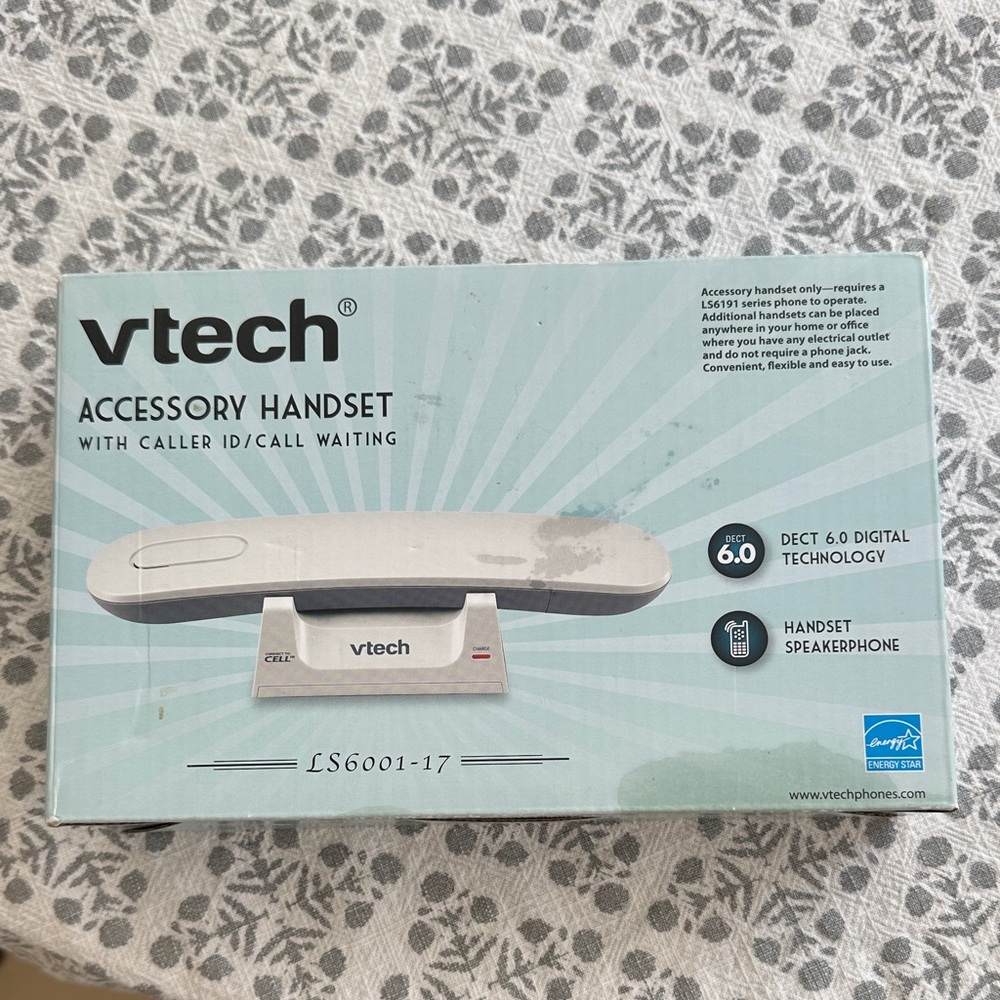 VTech Gray Accessory Handset with Caller ID